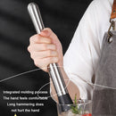 Cocktail Lemon Stirrer Bar Crushed Ice Hammer, Specification: Straight 21cm