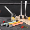 Cocktail Lemon Stirrer Bar Crushed Ice Hammer, Specification: Thick Waist 25cm