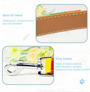 Canvas + PU Colorful Strip Pet Dog Leash L 2.5 x 120cm