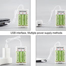 4 PCS BMAX B-03 3 Slot NiMH Battery Charger AA/AAA Battery USB Charger(Boxed)