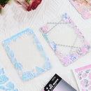 6 PCS Rose Bubble Series Hand Account Laser Waterproof PVC Sticker(Love Peach)