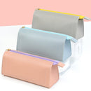 Student Pencil Stationery Pen Case Portable Makeup Brush Case(Light Pink)