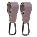 2 PCS Simple Multifunctional Electric Vehicle Bicycle Aluminum Alloy Climbing Buckle(Lilac)
