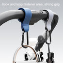 2 PCS Simple Multifunctional Electric Vehicle Bicycle Aluminum Alloy Climbing Buckle(Coffee)