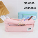 QH2012 Simple Multifunctional Portable Large Capacity Pencil Case(Blue)