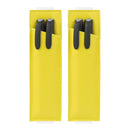 2PCS Adjustable Elastic Belt Minimizes Commercial Receptacle PU Pencil Case(Yellow)