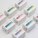 5 Sets 6pcs x 2m Student Hand Account Tape Rainbow Washi Tape(Gradient Blue)