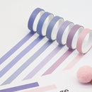 5 Sets 6pcs x 2m Student Hand Account Tape Rainbow Washi Tape(Gradient Pink)
