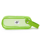 H6637 Large Capacity Transparent Pencil Bag Portable Stationery Bag(Fluorescent green)