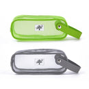 H6637 Large Capacity Transparent Pencil Bag Portable Stationery Bag(Fluorescent green)