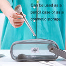 H6637 Large Capacity Transparent Pencil Bag Portable Stationery Bag(Fluorescent green)