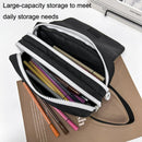 Multi-layer Large-capacity Pencil Case Hand-held Stationery Box Bag(Black)