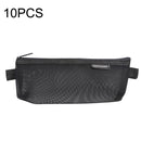 10PCS Hechooses D033 Transparent Mesh Exam Portable Pen Bag, Style: Triangle (Black)