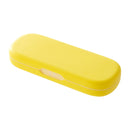 2 PCS Multi-functional Large Capacity Double-layer Pencil Box(Yellow)