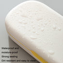 2 PCS Multi-functional Large Capacity Double-layer Pencil Box(White)