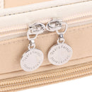 Deer Forest BL-A003 Macaron Large-capacity Double-layer Canvas Pencil Case Stationery Box(Khaki)