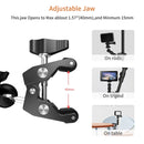 JMSUZ 124124 SLR Camera Rail Adjustable Clamp Crab Clamp (Red)