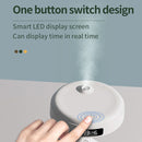 W1 LED Smart Display Anti-Gravity Water Drop Humidifier(Light Green)