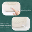 FX-039 USB Charging Ambient Light Humidifier Mountain Mini Wireless Humidifier(White)