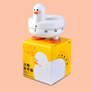 Cartoon Duck Kitchen Mechanical Timer Baking Time Management(Yellow)
