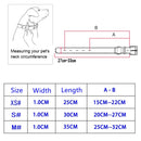 1.5 x 37cm Glitter Diamond Cat Neck Collar Decorative Supplies, Color: No Diamond Rose Red