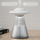 FX-041 USB Charging UFO Shape Night Light Humidifier(Ivory White)