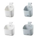 Ffcat Kitchen Sundries Storage Hanging Basket Bathroom Storage Basket, Color: 55209 White