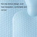 2 PCS 006 1000ml Thickened Explosion-proof Heart Embossed Water Injection Hot Water Bag(C Model Purple)