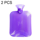2 PCS PVC Explosion-proof Leak-proof Water-filled Warm Water Bag, Size: 2000ml(Purple)