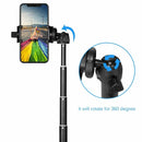 YUNTENG 9928 Mobile Phone Selfie Rod Tripod With Bluetooth Remote Control(20-100cm Black)