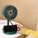 800W Telescopic Electric Heater Fan Two-Gear Adjustable Heating Machine 110V US Plug