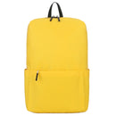 15L Nylon Waterproof Colorful Small Backpack Student Schoolbag(Yellow)