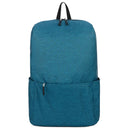 15L Nylon Waterproof Colorful Small Backpack Student Schoolbag(Bright Blue)