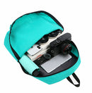 15L Nylon Waterproof Colorful Small Backpack Student Schoolbag(Mint Green)