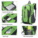 Soldier Blade 40L Nylon Waterproof Travel Backpacks Climbing Travel Bags Hiking Backpack(Green)