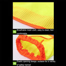 2 PCS AH-004 Summer Sunscreen Helmet Breathable Reflective Cap Cover without Hat(Fluorescent Yellow)