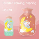 Cartoon Filling Explosion-proof Soft PVC Discoloration Hot Water Bag, Style: Telescope (Leather Pink)