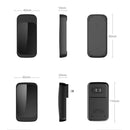 C03 1 For 1 Home Wireless Waterproof Touch Sensor Doorbell(EU Plug Black)