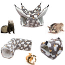 2 PCS Small Pet Double Layer Warm Hammock Hanging Sleeping Bags 29x29cm(Love Purple)