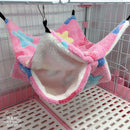 2 PCS Small Pet Double Layer Warm Hammock Hanging Sleeping Bags 29x29cm(Starfish Pink)