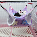 2 PCS Small Pet Double Layer Warm Hammock Hanging Sleeping Bags 29x29cm(Starfish Purple)