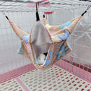 2 PCS Small Pet Double Layer Warm Hammock Hanging Sleeping Bags 29x29cm(Starfish Caramel)
