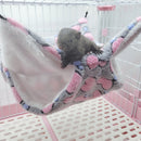 2 PCS Small Pet Double Layer Warm Hammock Hanging Sleeping Bags 29x29cm(Love Gray)