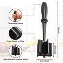 3 PCS Meat Chopper Hand Held Stirring Grinder(Black)