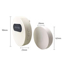 T10-1 1 For 1 Lighting Self-Power Generation Wireless Intelligent Doorbell(EU Plug White)