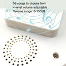 T10-1 1 For 1 Lighting Self-Power Generation Wireless Intelligent Doorbell(UK Plug White)