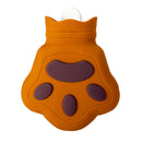 Silicone Microwave Oven Heating Water Injection Hand Bag, Color: Brown