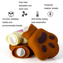 Silicone Microwave Oven Heating Water Injection Hand Bag, Color: Pink With Knitted Bag