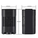 N8 Table Air Heater Indoor Quick Heat Energy Saving Electric Heater, Specification: US Plug(White)