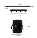 Outdoor Hunting Belt Nylon Waist Belt,Spec: With Bag Black